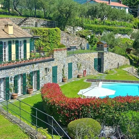 Costa Dei Gelsomini - 5 Posti Letto, Piscina E Giardino Privato Vista Mare Рапалло