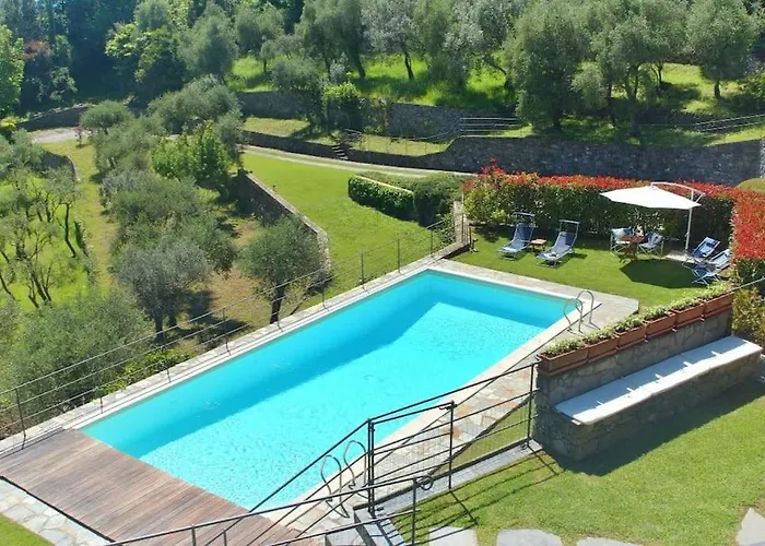 Costa Dei Gelsomini - 5 Posti Letto, Piscina E Giardino Privato Vista Mare Рапалло