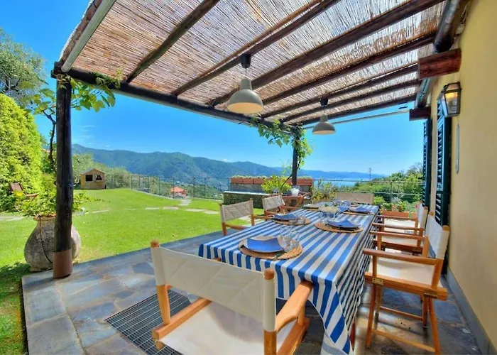 Costa Dei Gelsomini - 5 Posti Letto, Piscina E Giardino Privato Vista Mare * Рапалло