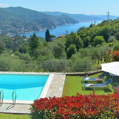 Costa Dei Gelsomini - 5 Posti Letto, Piscina E Giardino Privato Vista Mare Villa Rapallo