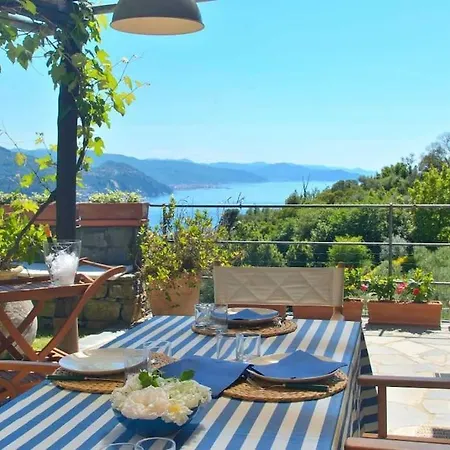 Willa Costa Dei Gelsomini - 5 Posti Letto, Piscina E Giardino Privato Vista Mare