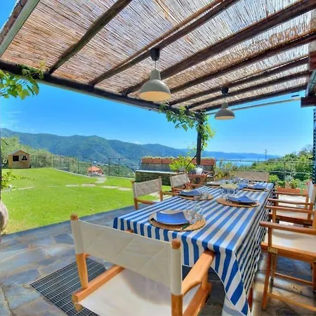 Costa Dei Gelsomini - 5 Posti Letto, Piscina E Giardino Privato Vista Mare * Rapallo