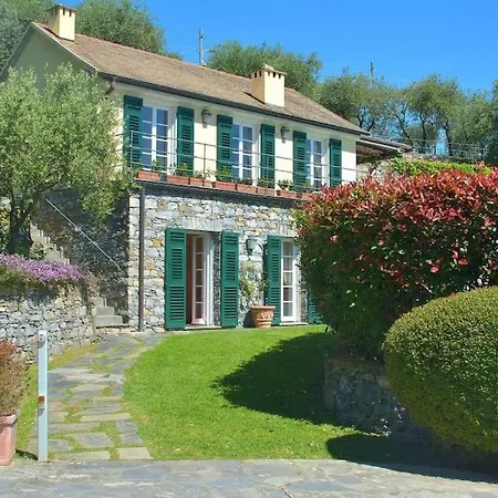 Villa Costa Dei Gelsomini - 5 Posti Letto, Piscina E Giardino Privato Vista Mare Rapallo