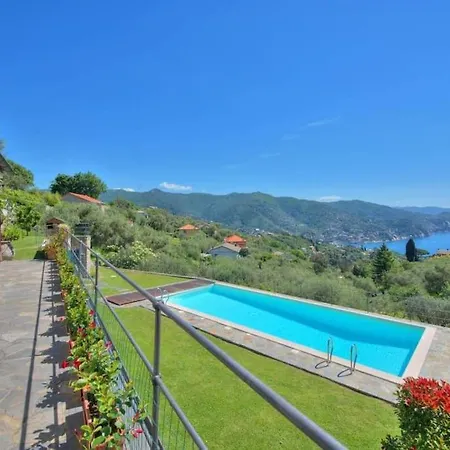 Costa Dei Gelsomini - Sea View, Private Pool Rapallo