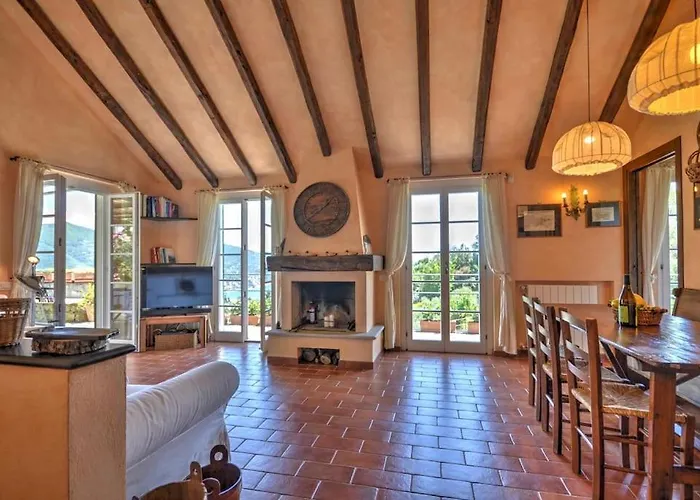 Costa Dei Gelsomini - Sea View, Private Pool Villa Rapallo